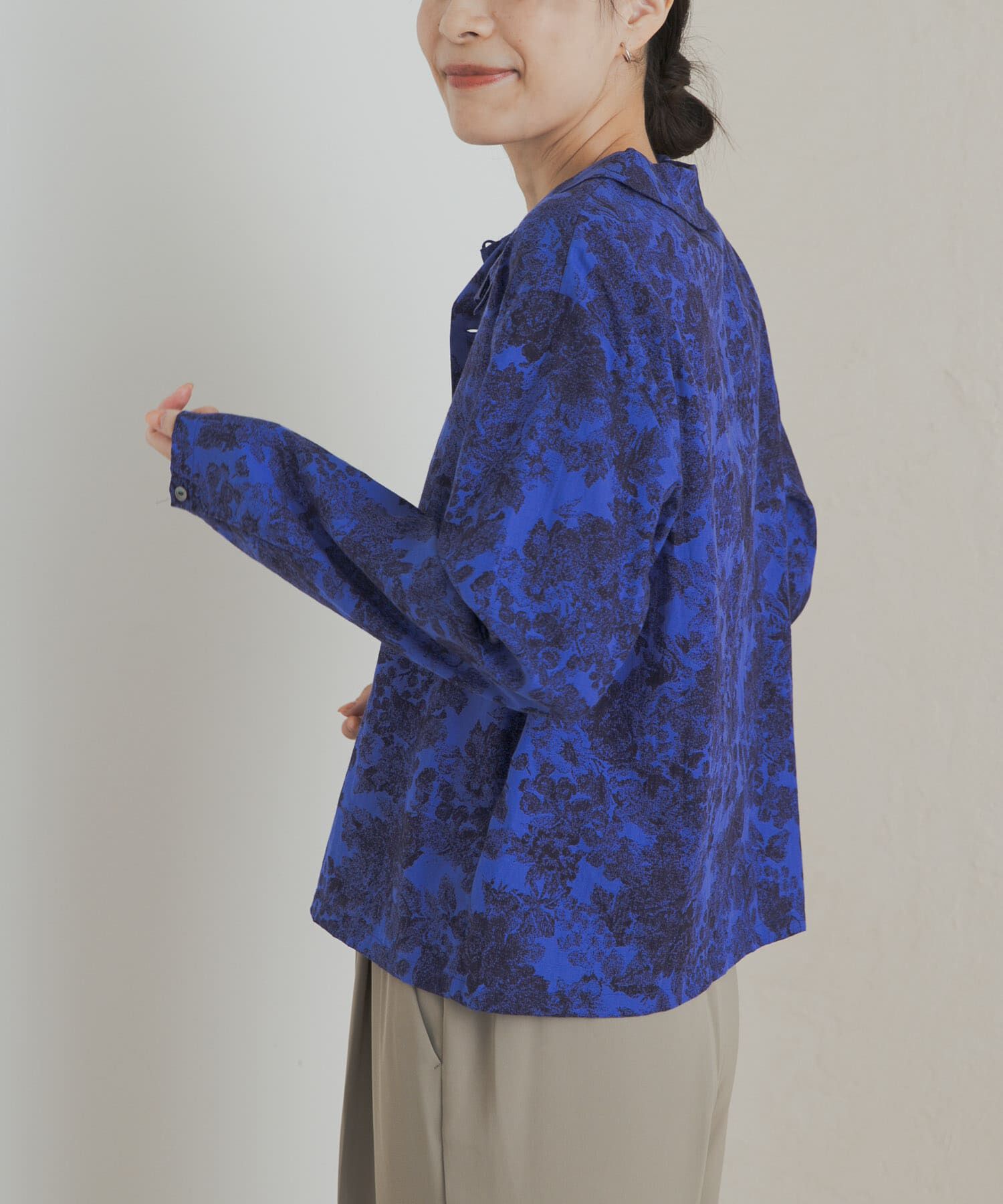 URBAN RESEARCH DOORS「mizuiro ind　print basic shirts」|シャツ・ブラウス|