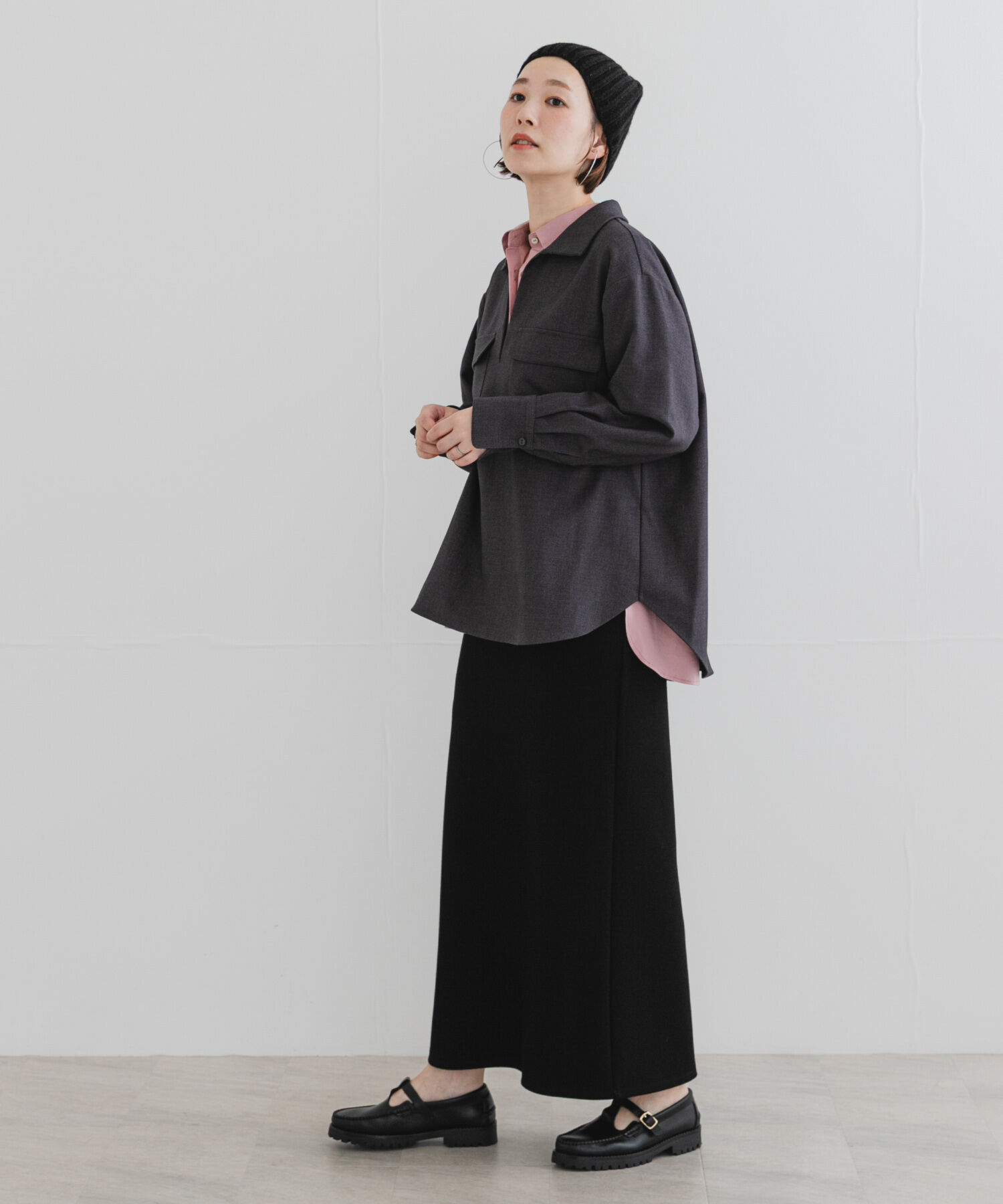 URBAN RESEARCH ROSSO「F by ROSSO　ウールライクプルブラウス」|シャツ・ブラウス|