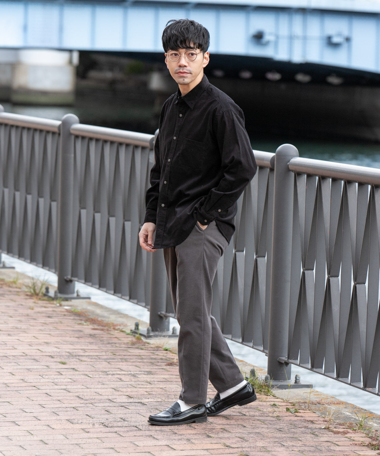 URBAN RESEARCH ROSSO「アーバンリラックスコーデュロイレギュラーシャツ」|シャツ・ブラウス|