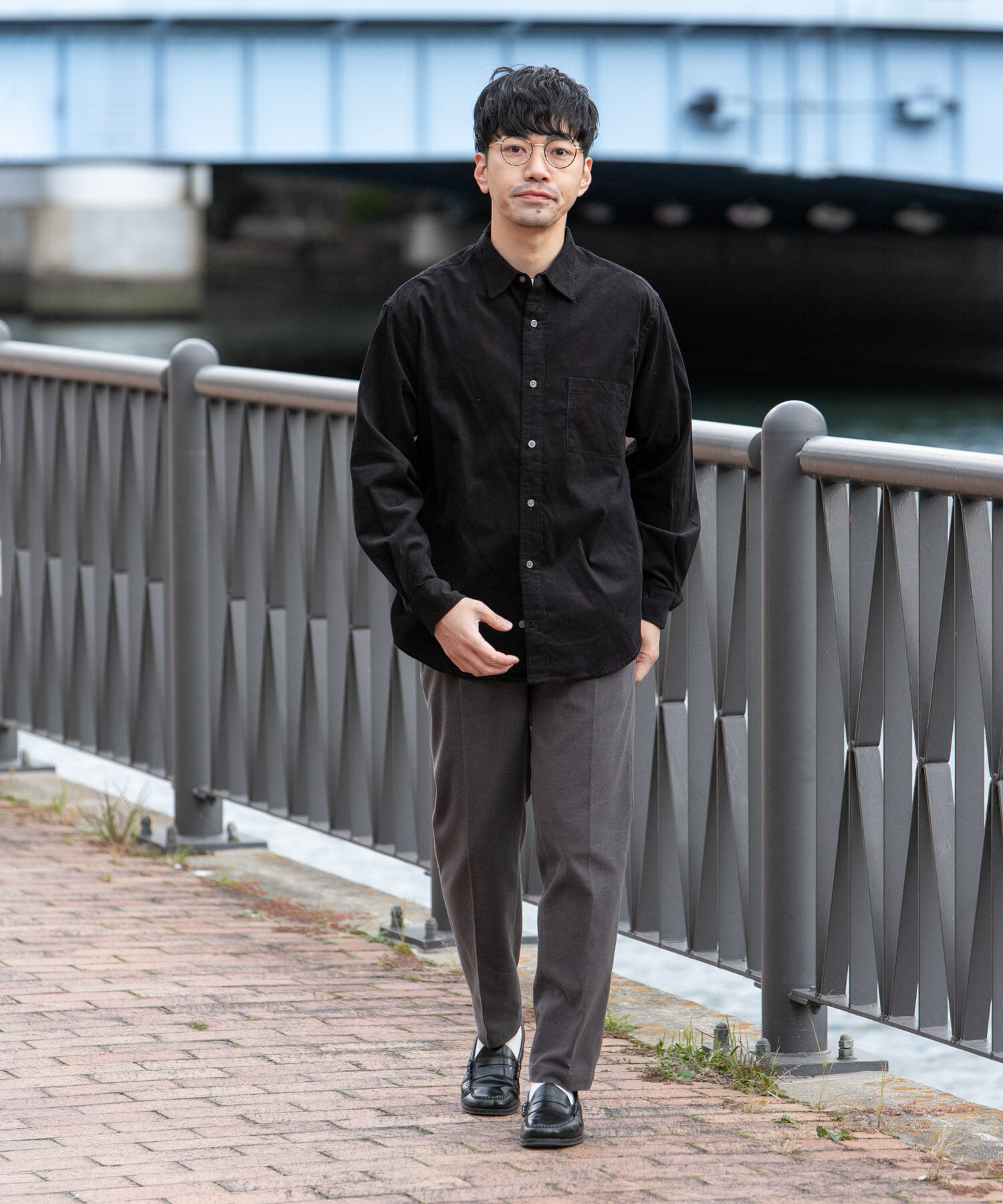 URBAN RESEARCH ROSSO「アーバンリラックスコーデュロイレギュラーシャツ」|シャツ・ブラウス|