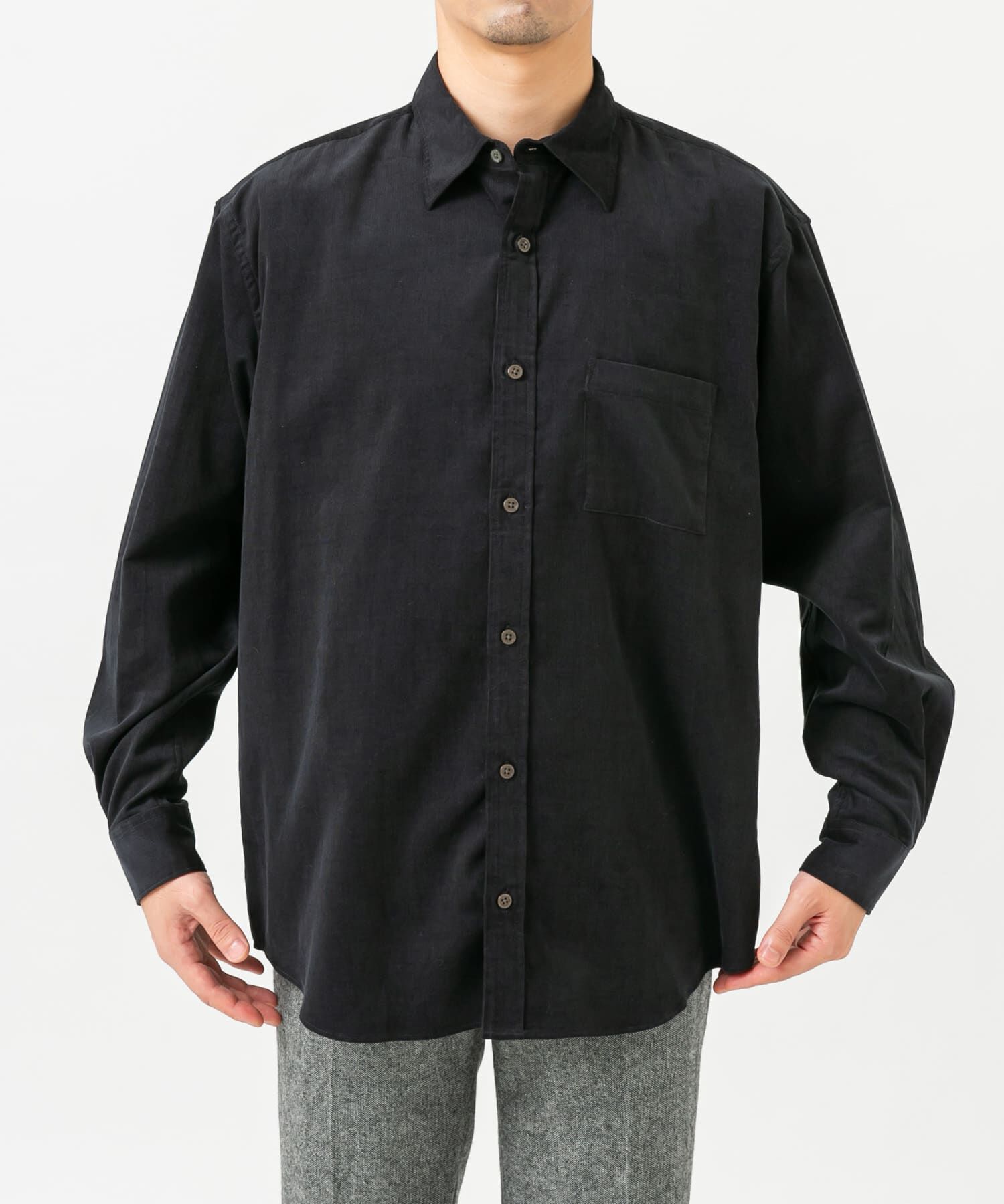 URBAN RESEARCH ROSSO「アーバンリラックスコーデュロイレギュラーシャツ」|シャツ・ブラウス|