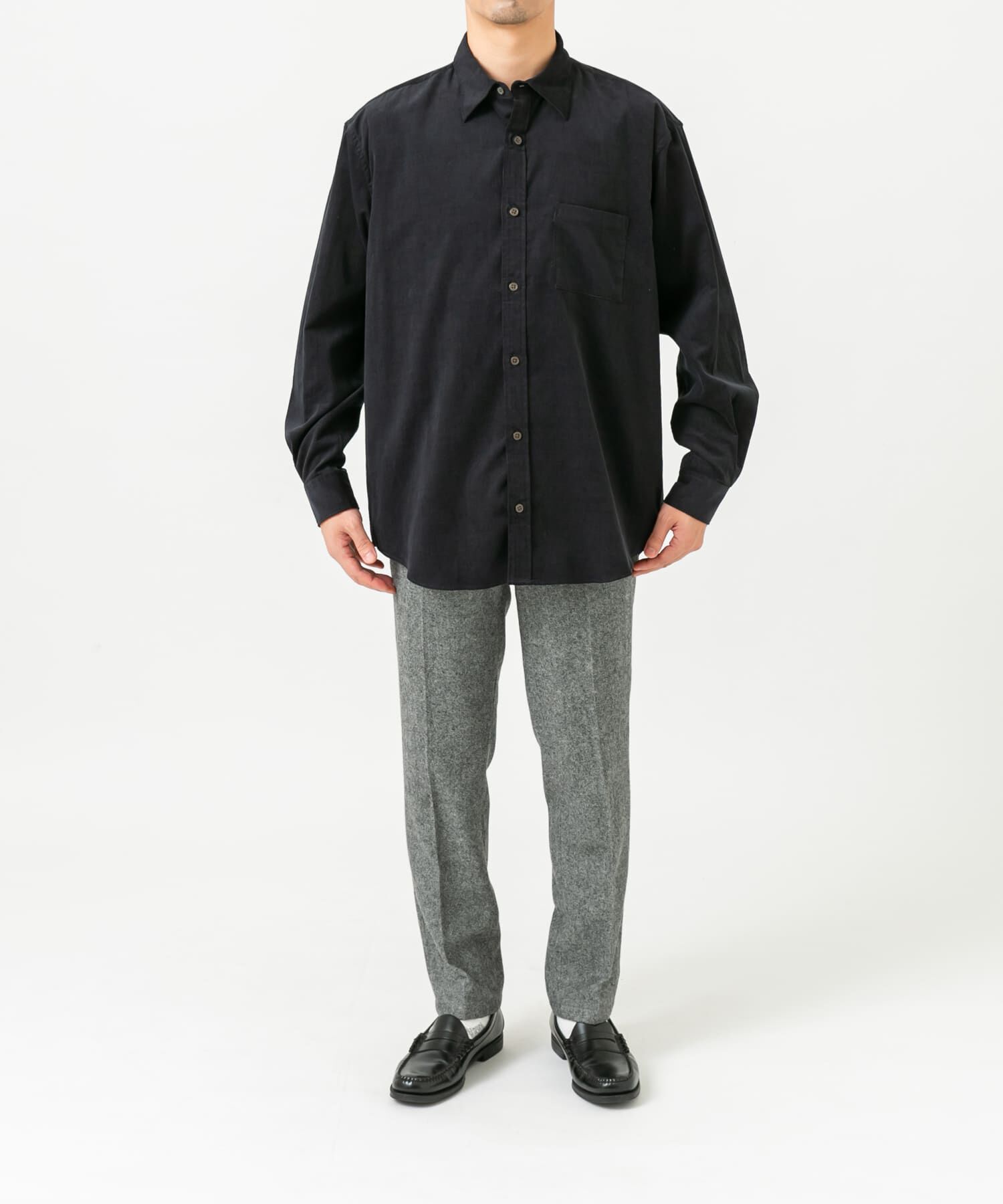 URBAN RESEARCH ROSSO「アーバンリラックスコーデュロイレギュラーシャツ」|シャツ・ブラウス|