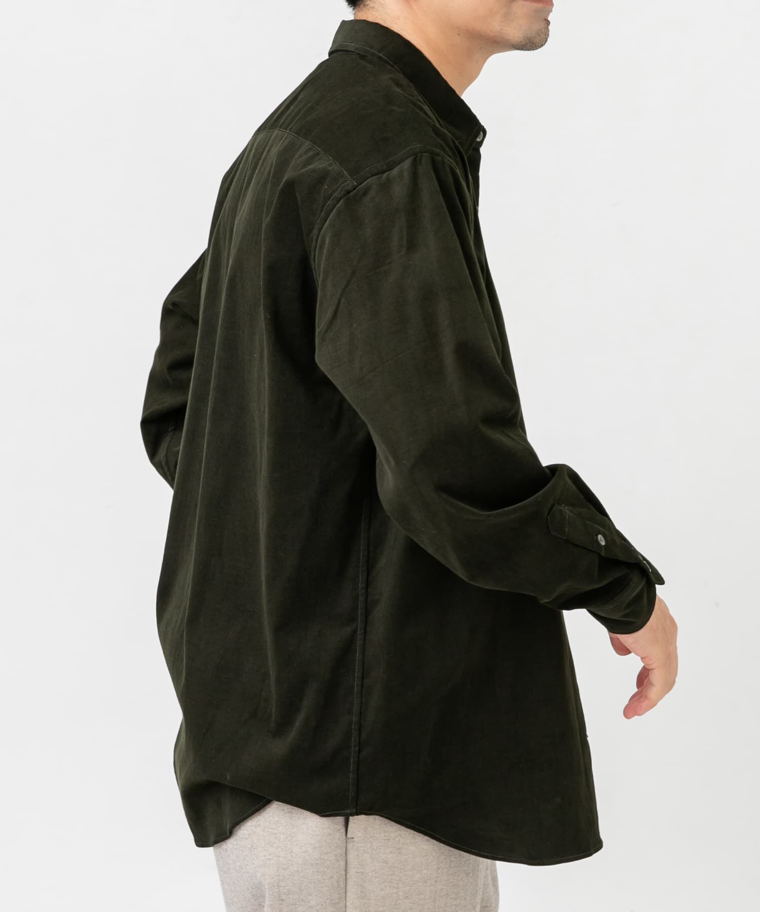 URBAN RESEARCH ROSSO「アーバンリラックスコーデュロイレギュラーシャツ」|シャツ・ブラウス|