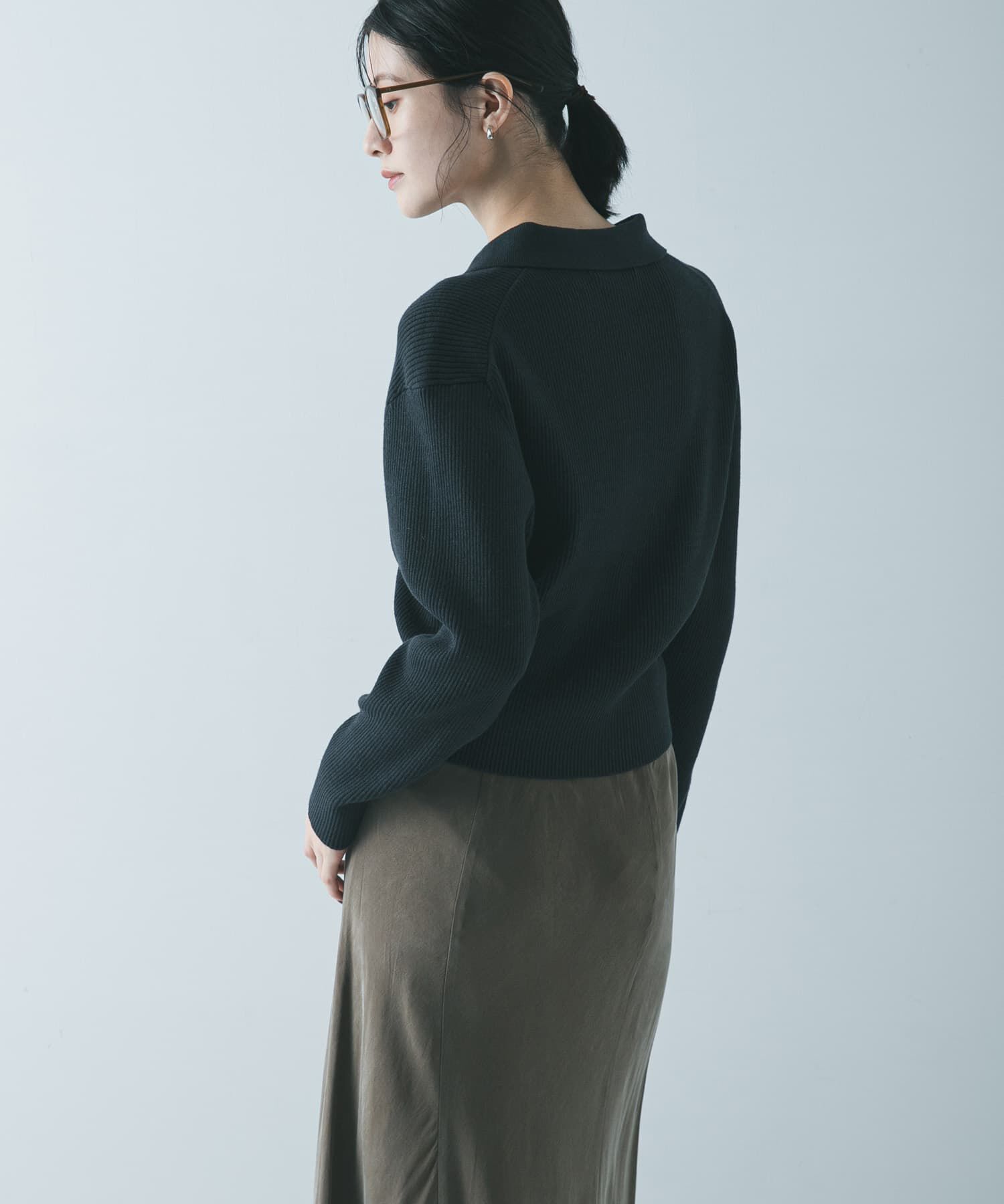 URBAN RESEARCH「コットンシルクポロ衿ニット」|ニット・セーター|