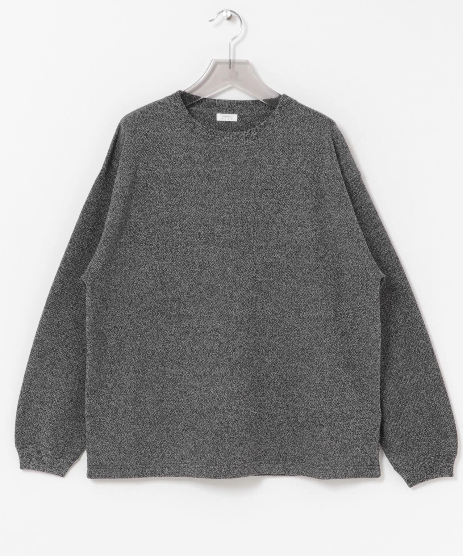 URBAN RESEARCH「crepuscule　Co/Ra Moss Stitch Pullover」|ニット・セーター|グレー