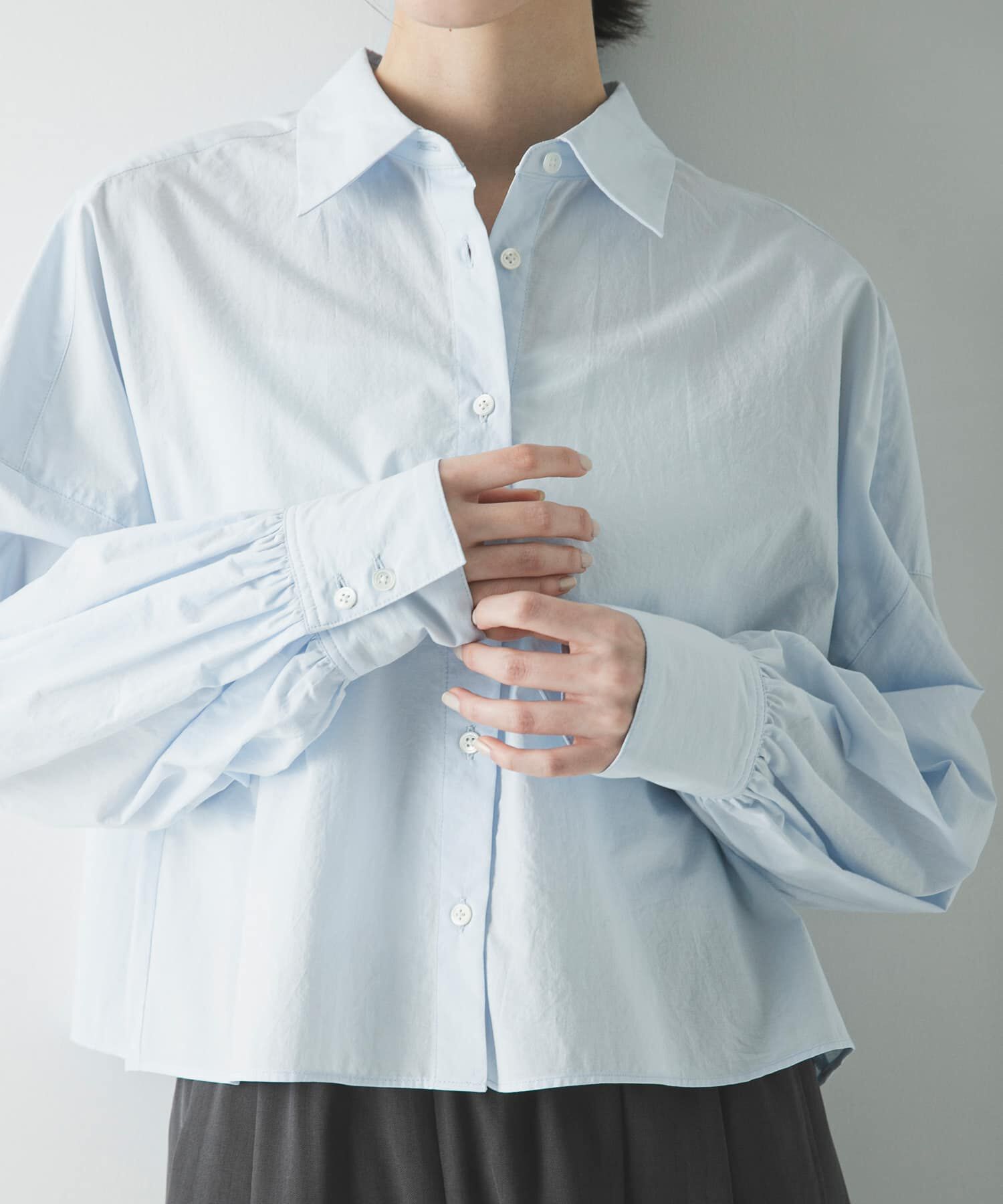 URBAN RESEARCH「スカーフ付きワイドショートシャツ」|シャツ・ブラウス|