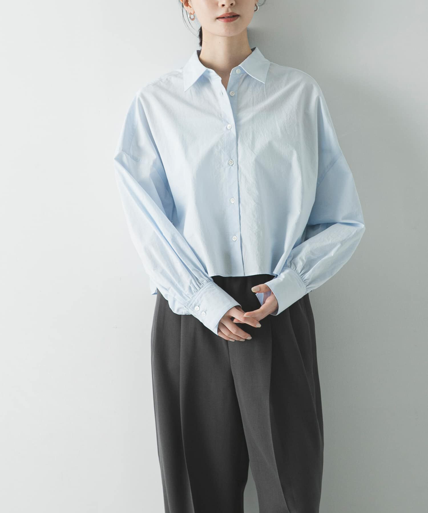 URBAN RESEARCH「スカーフ付きワイドショートシャツ」|シャツ・ブラウス|