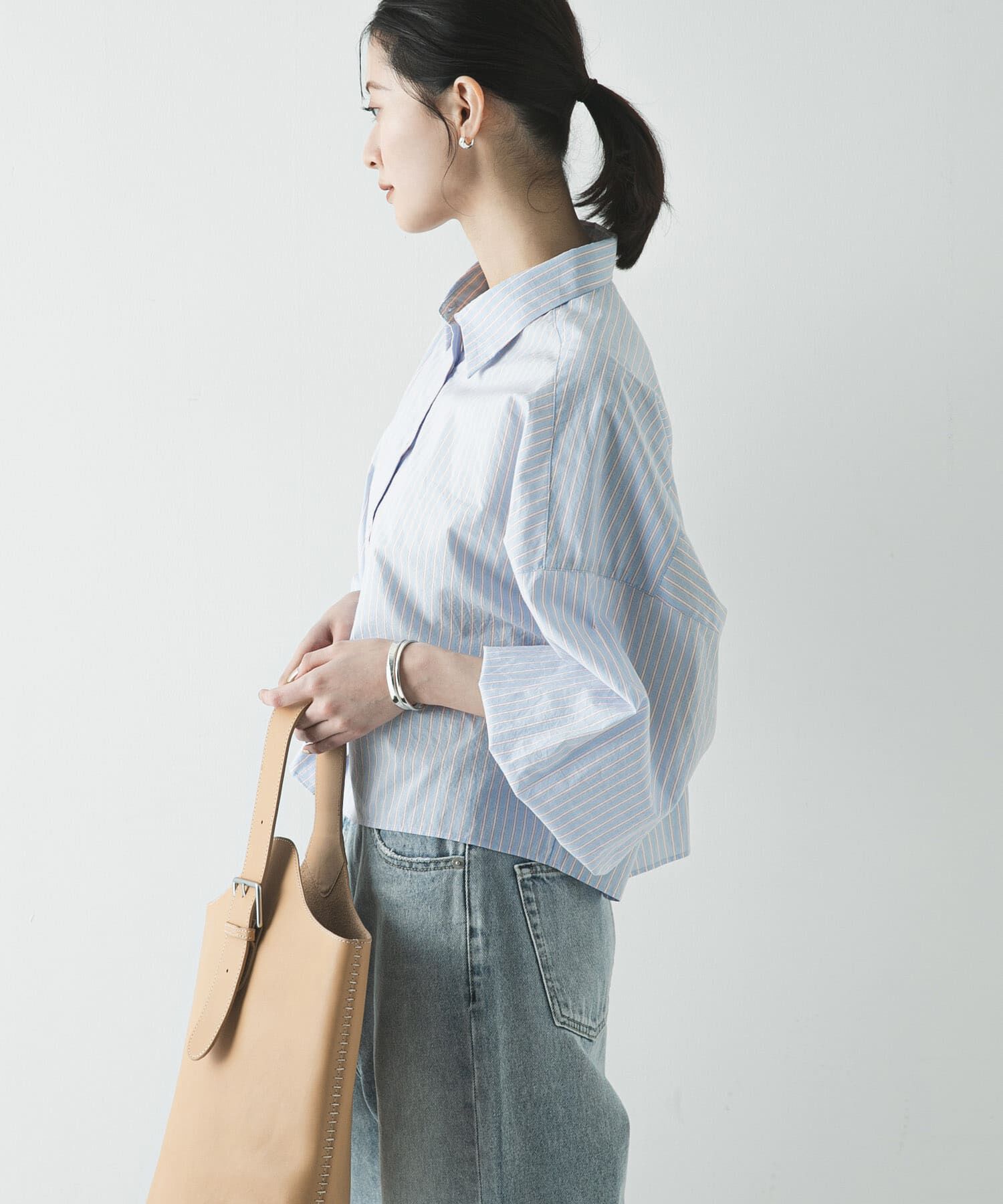 URBAN RESEARCH「スカーフ付きワイドショートシャツ」|シャツ・ブラウス|