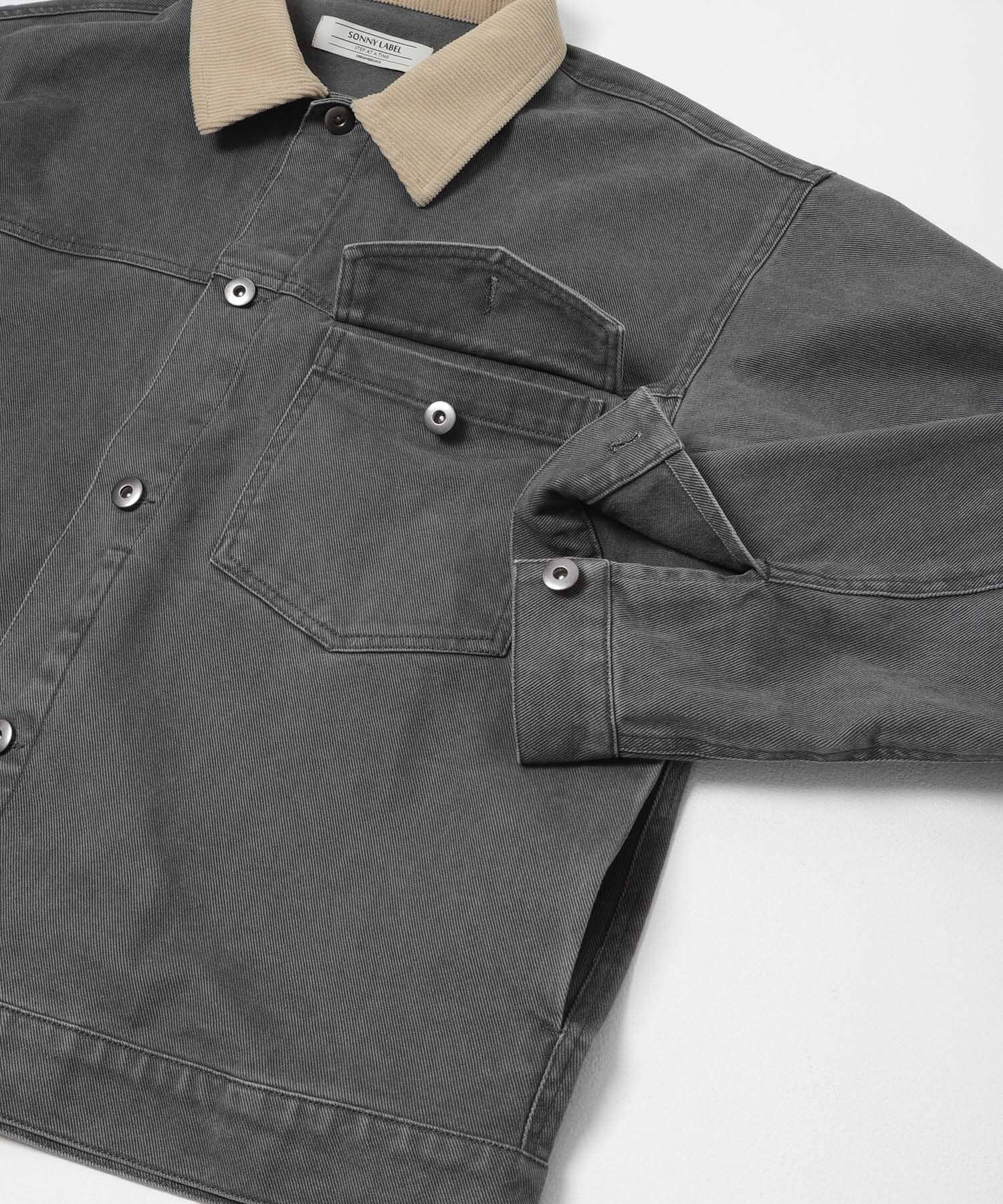 Sonny Label 「ウォッシュドツイル襟切替ジャケット」|ブルゾン・スタジャン|