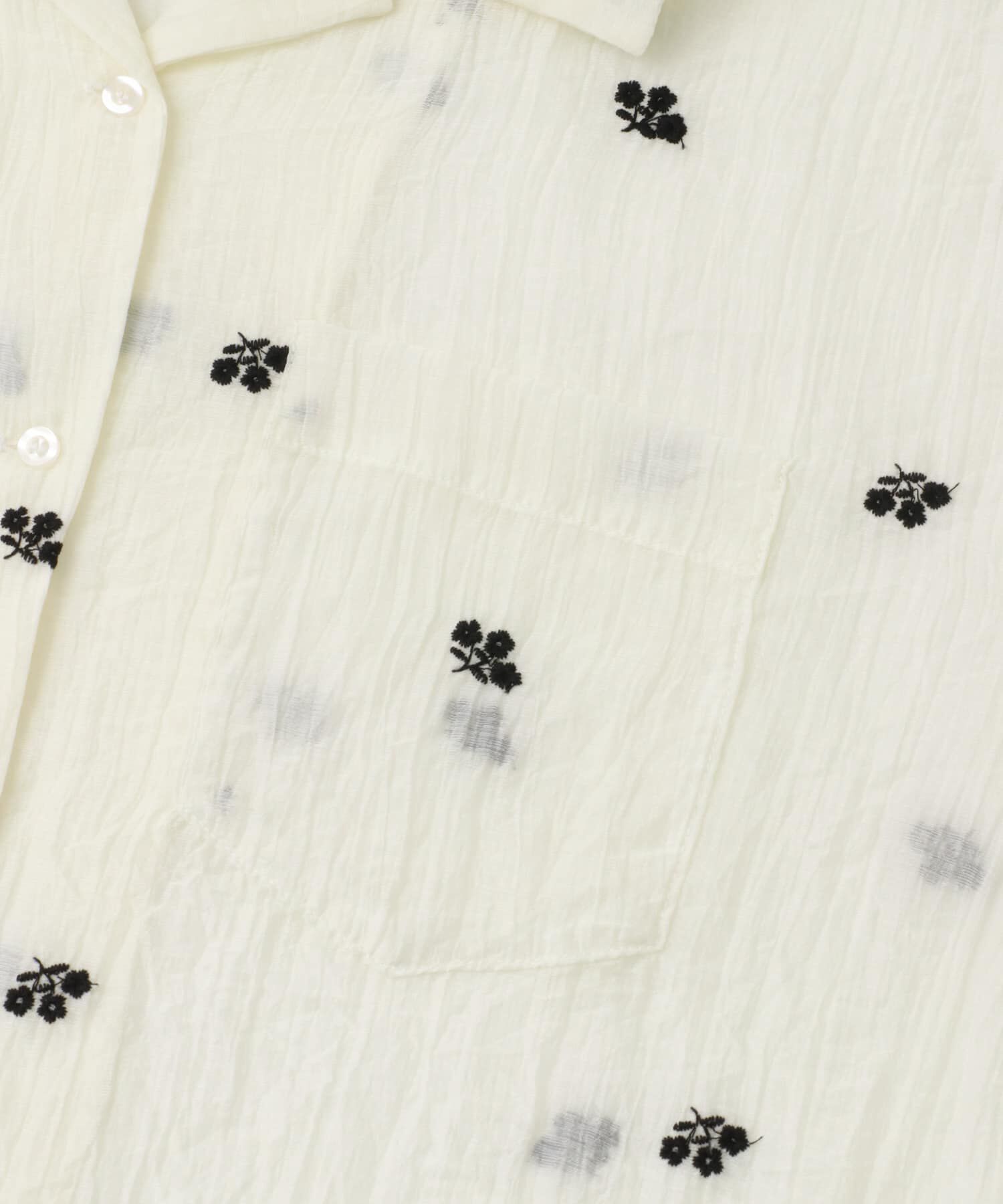  「エンブロイダリーシアーシャツ」|シャツ・ブラウス|