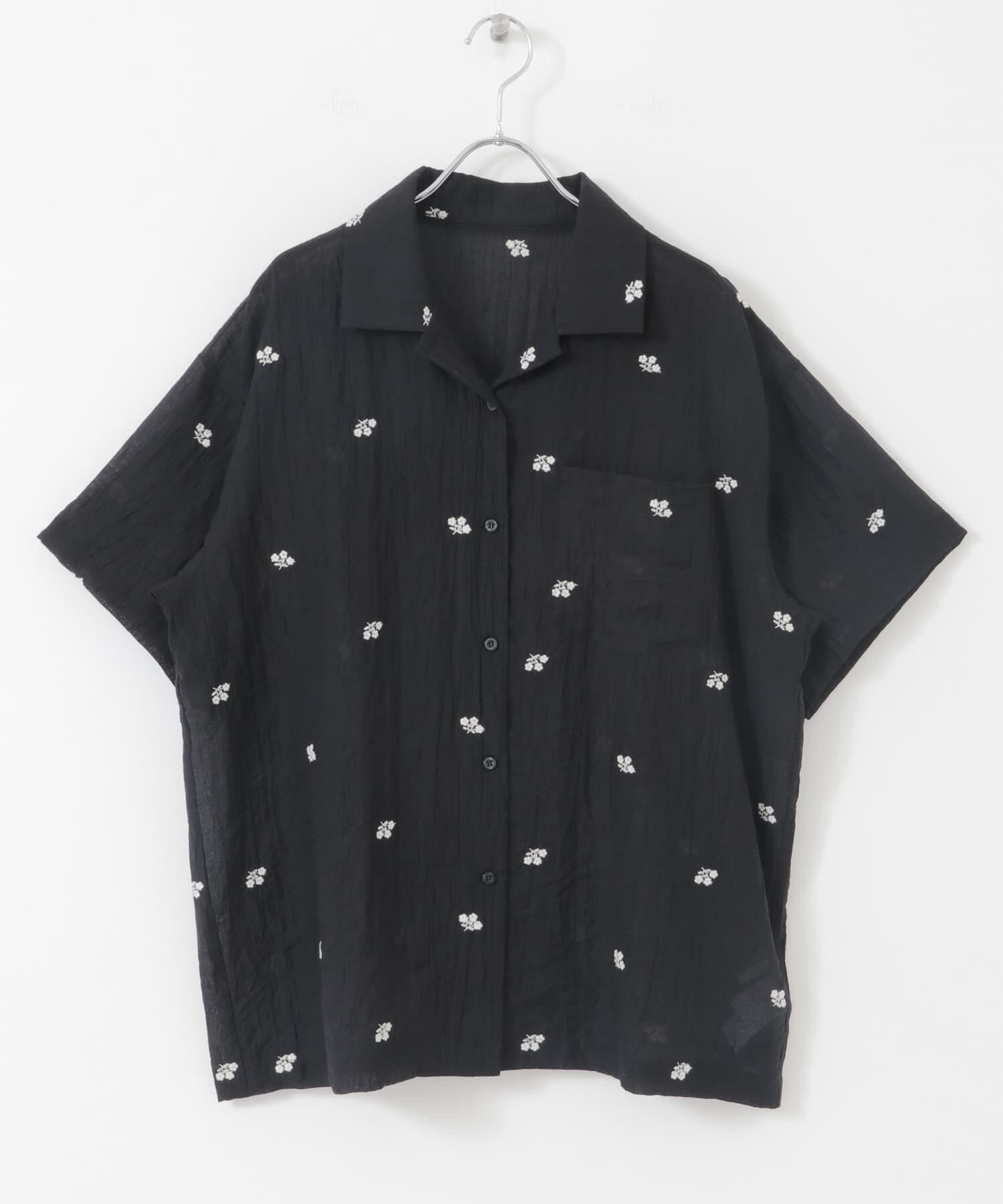  「エンブロイダリーシアーシャツ」|シャツ・ブラウス|