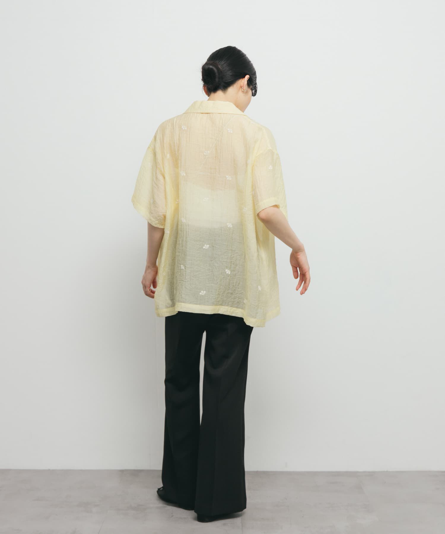  「エンブロイダリーシアーシャツ」|シャツ・ブラウス|