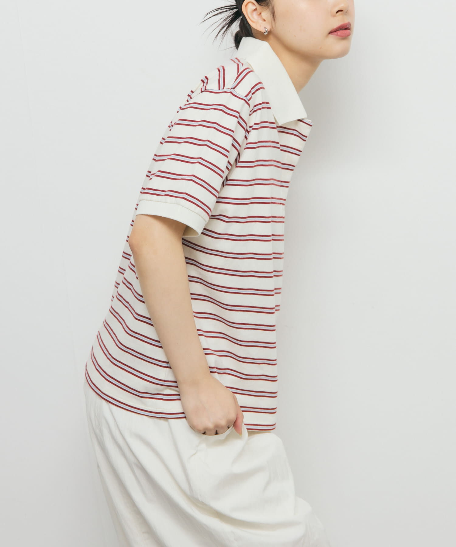  「カラーデザインカットソー」|Tシャツ・カットソー|