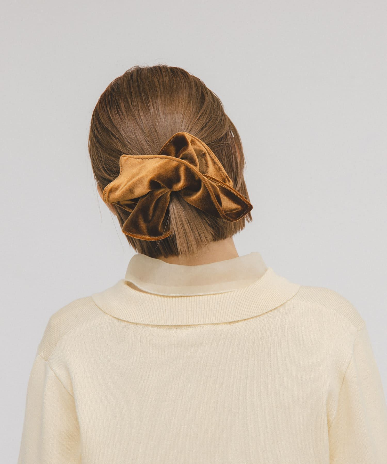  「スクエアベロアシュシュ」|ヘアゴム・シュシュ|