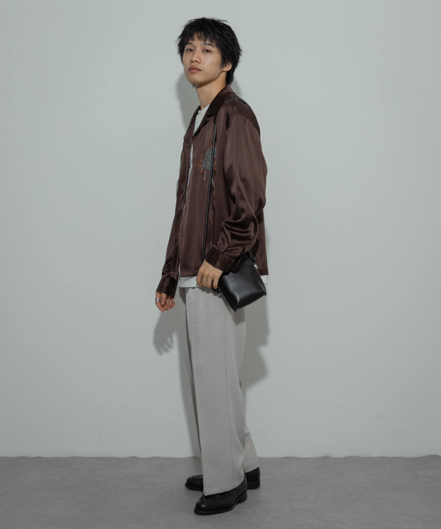 SENSE OF PLACE by URBAN RESEARCH「ボタニカルシシュウロングスリーブシャツ」|シャツ・ブラウス|