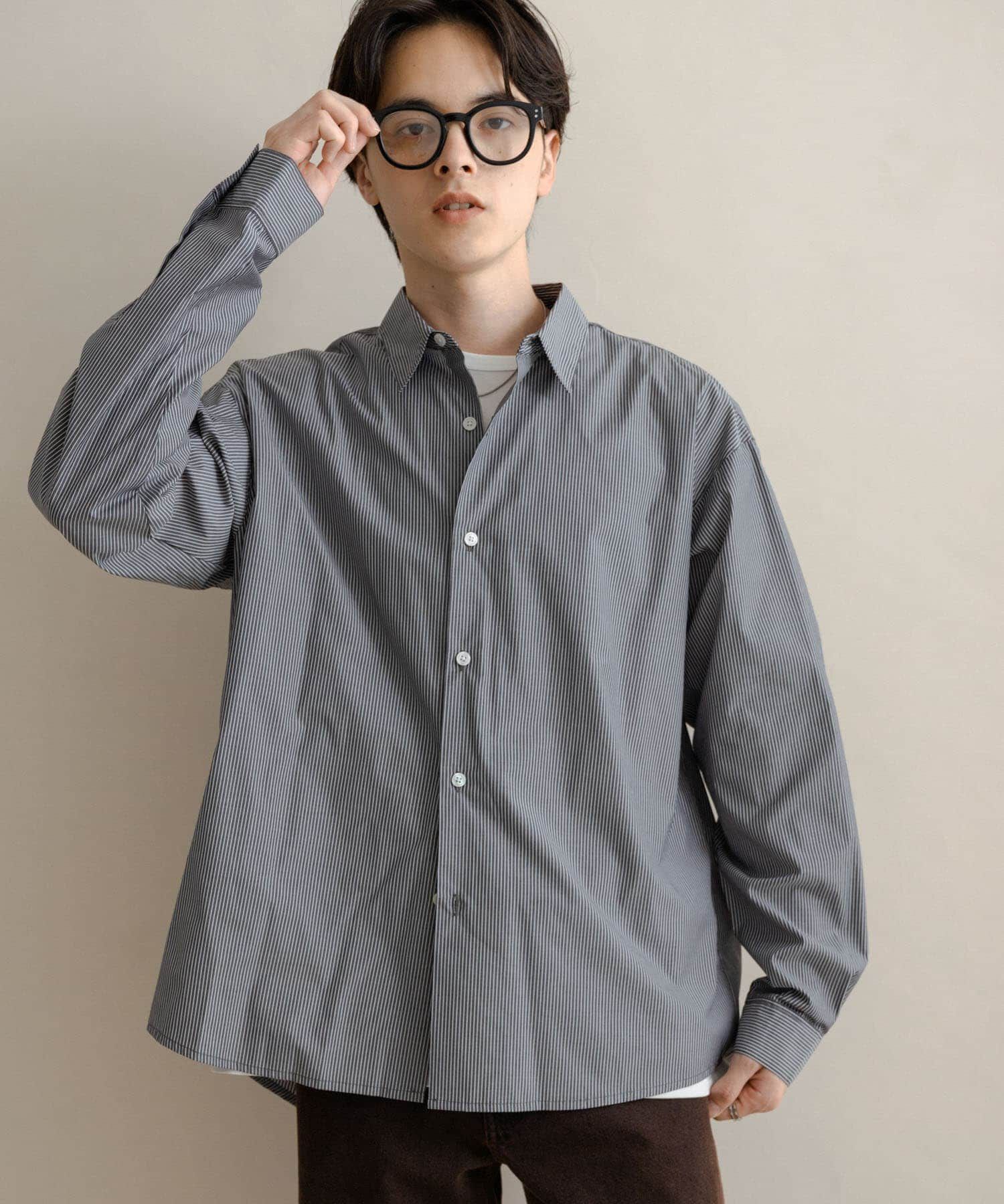 SENSE OF PLACE by URBAN RESEARCH「『WEB/一部店舗限定』コンフォートレギュラーカラーシャツ」|シャツ・ブラウス|