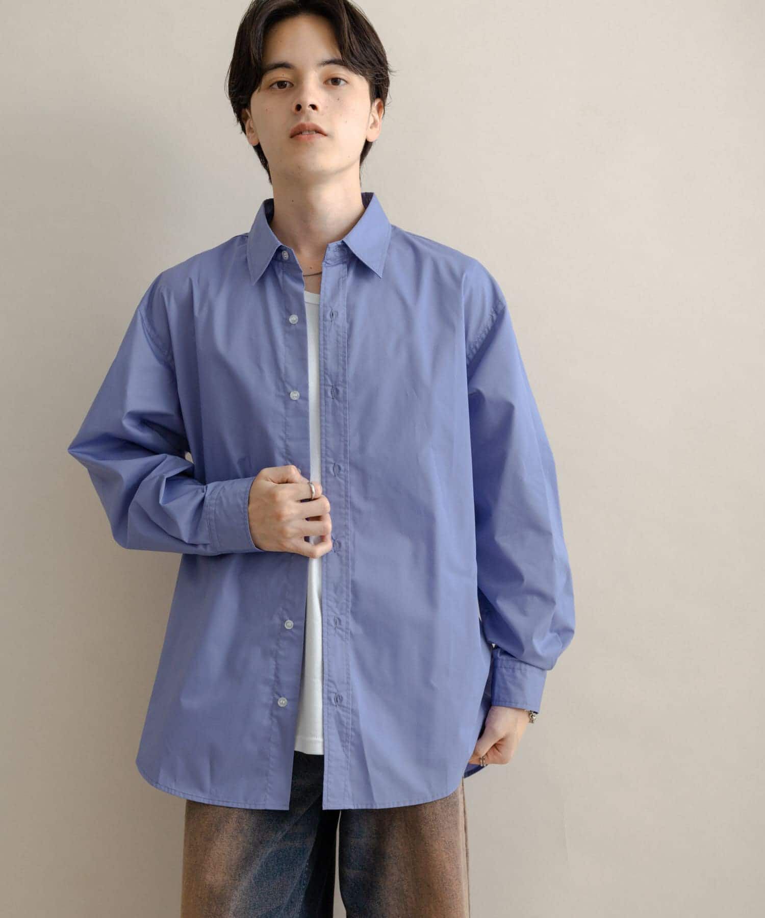 SENSE OF PLACE by URBAN RESEARCH「『WEB/一部店舗限定』コンフォートレギュラーカラーシャツ」|シャツ・ブラウス|