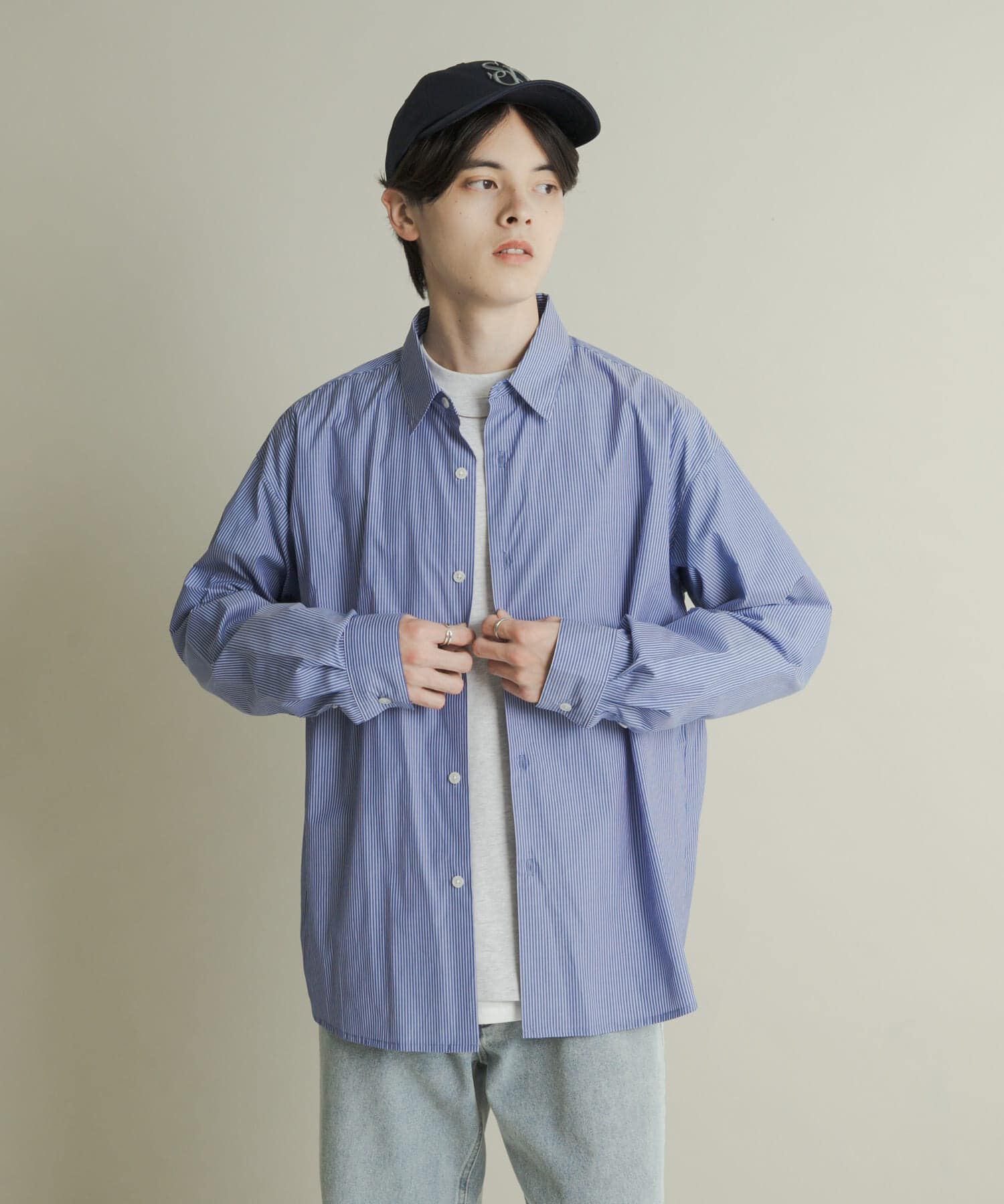 SENSE OF PLACE by URBAN RESEARCH「『WEB/一部店舗限定』コンフォートレギュラーカラーシャツ」|シャツ・ブラウス|