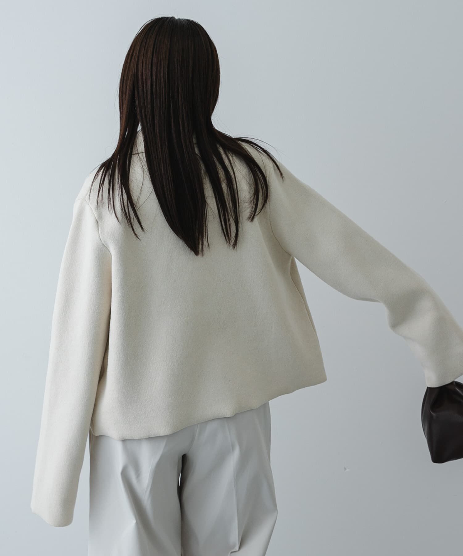 SENSE OF PLACE by URBAN RESEARCH「『洗濯可』ビックボタンニットジャケット」|ニット・セーター|