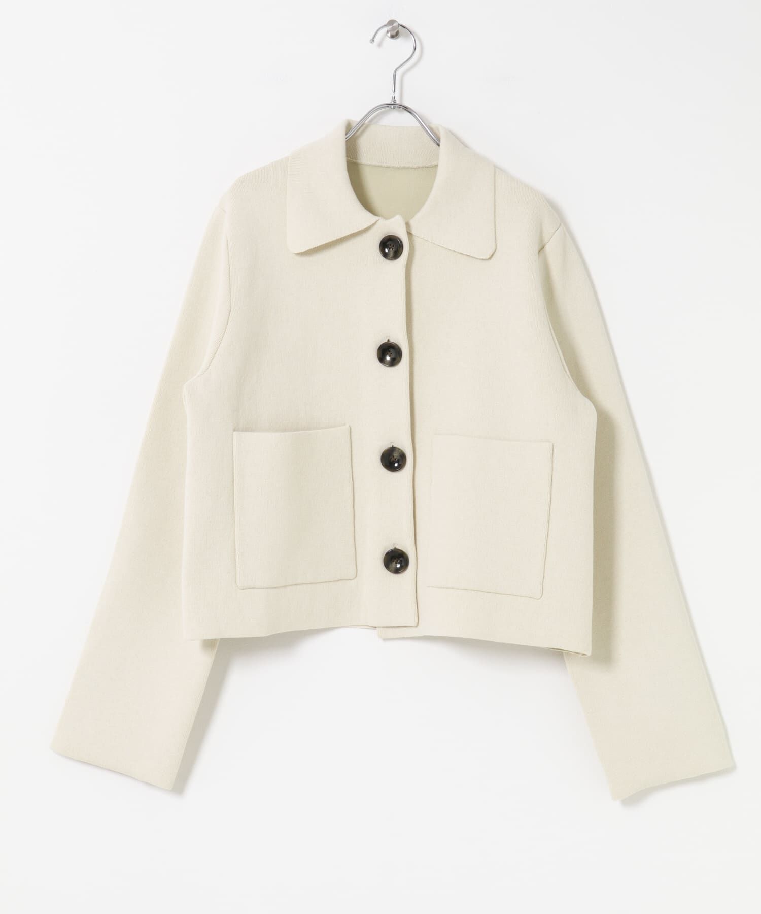 SENSE OF PLACE by URBAN RESEARCH「『洗濯可』ビックボタンニットジャケット」|ニット・セーター|