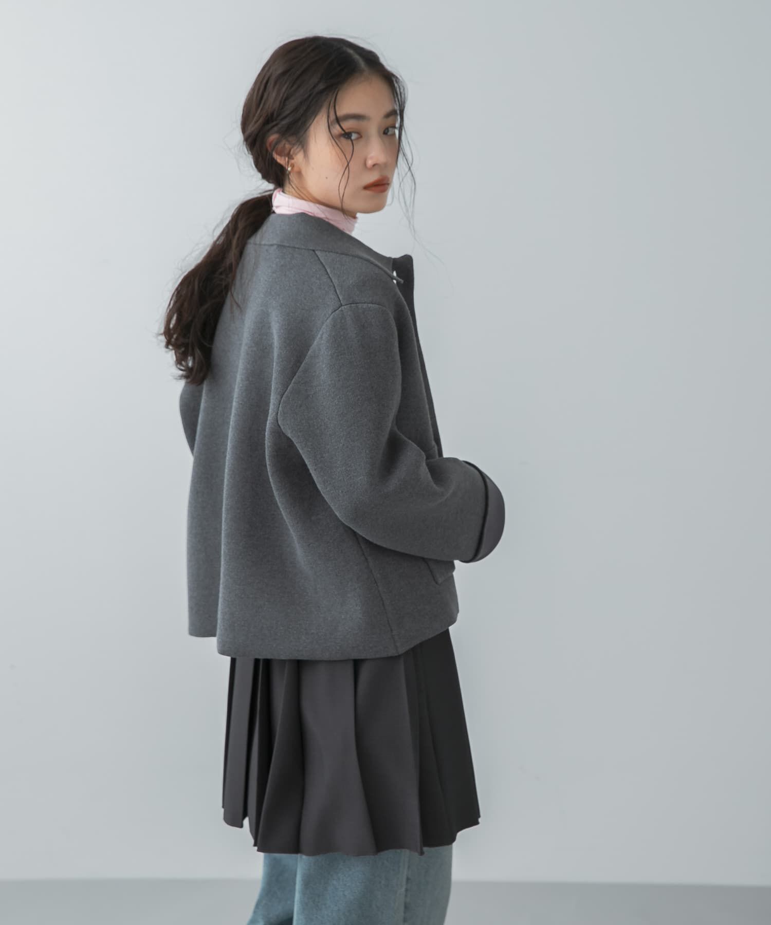 SENSE OF PLACE by URBAN RESEARCH「『洗濯可』ビックボタンニットジャケット」|ニット・セーター|