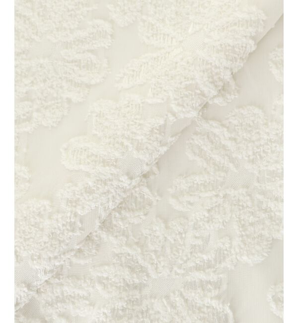  「フラワージャガードランタンスリーブブラウス」|シャツ・ブラウス|