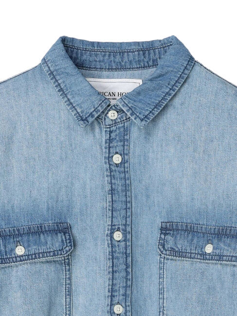  「Wポケットデニムシャツ」|シャツ・ブラウス|