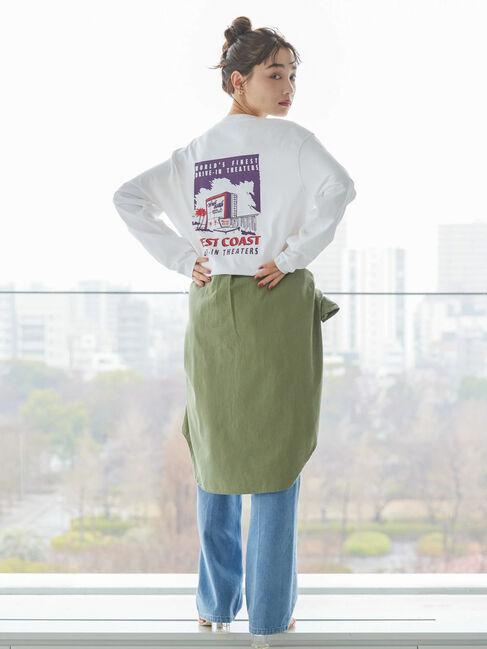  「Cityプリントカットプルオーバー」|Tシャツ・カットソー|