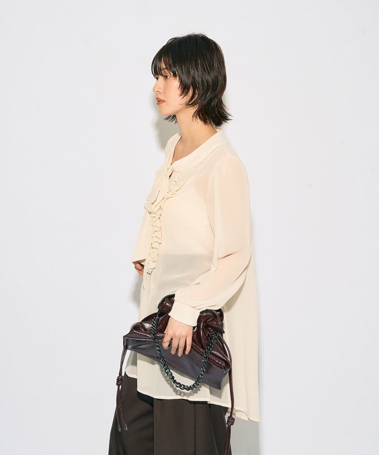 YECCA VECCA「【archive】フリルボウタイブラウス」|シャツ・ブラウス|