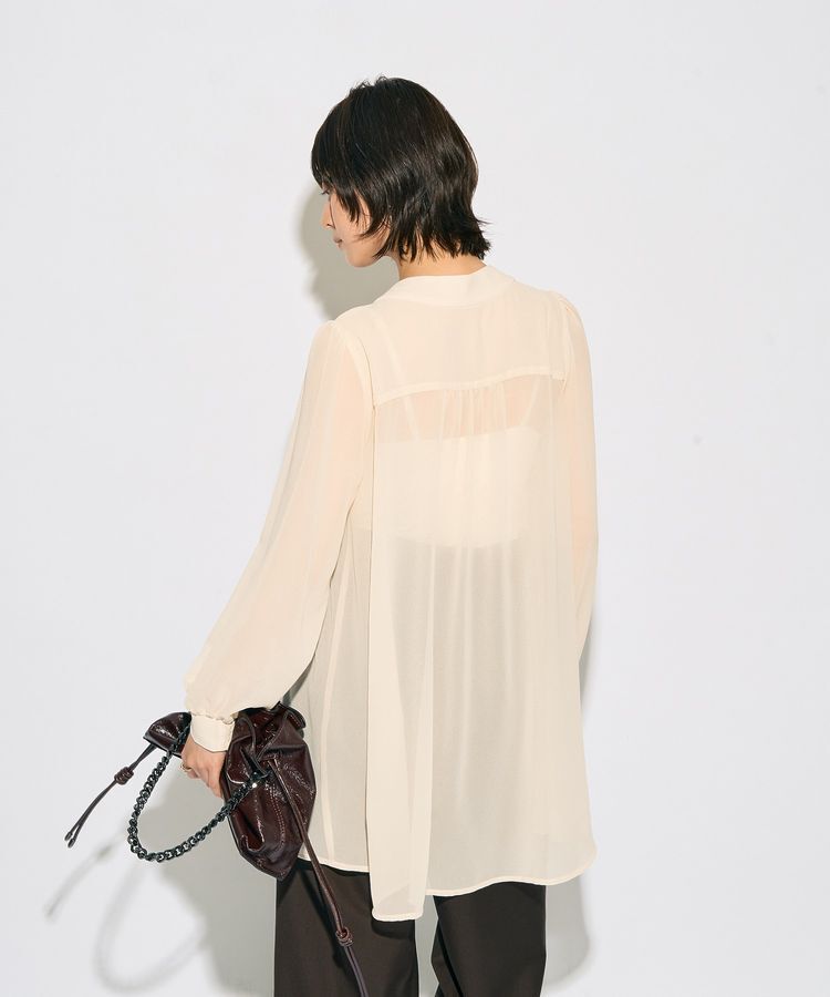 YECCA VECCA「【archive】フリルボウタイブラウス」|シャツ・ブラウス|