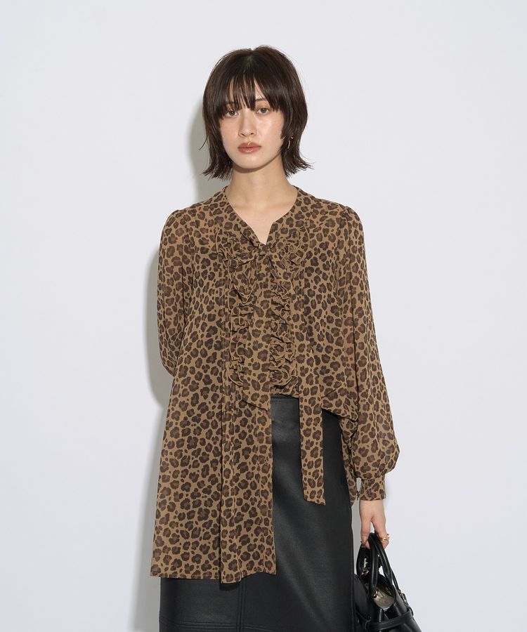 YECCA VECCA「【archive】フリルボウタイブラウス」|シャツ・ブラウス|