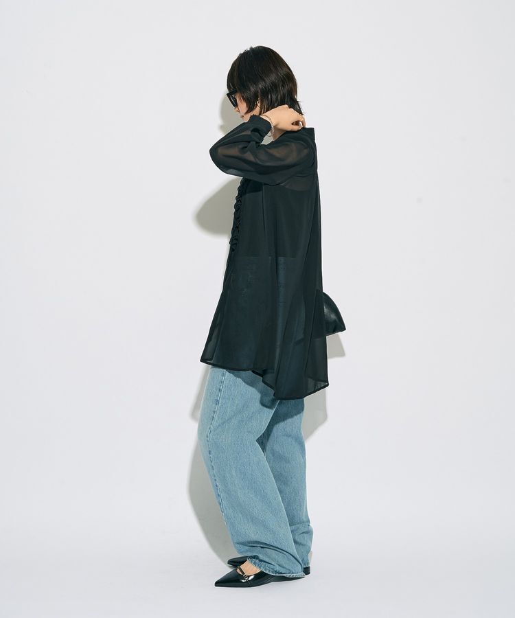 YECCA VECCA「【archive】フリルボウタイブラウス」|シャツ・ブラウス|