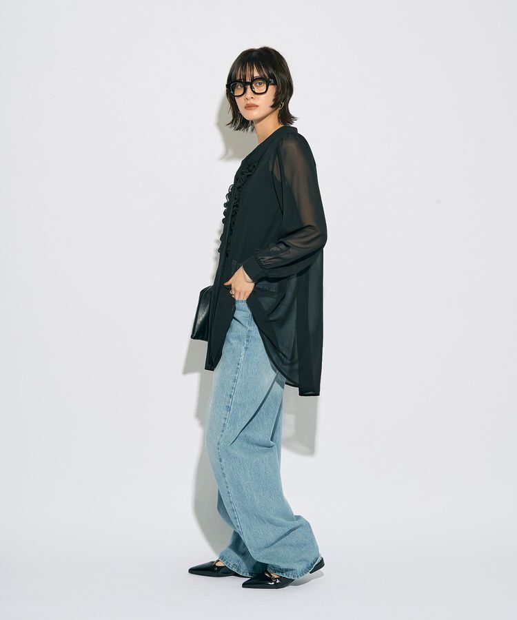 YECCA VECCA「【archive】フリルボウタイブラウス」|シャツ・ブラウス|