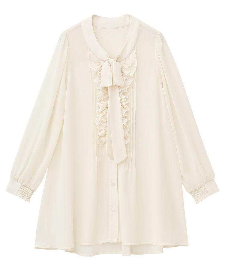 YECCA VECCA「【archive】フリルボウタイブラウス」|シャツ・ブラウス|