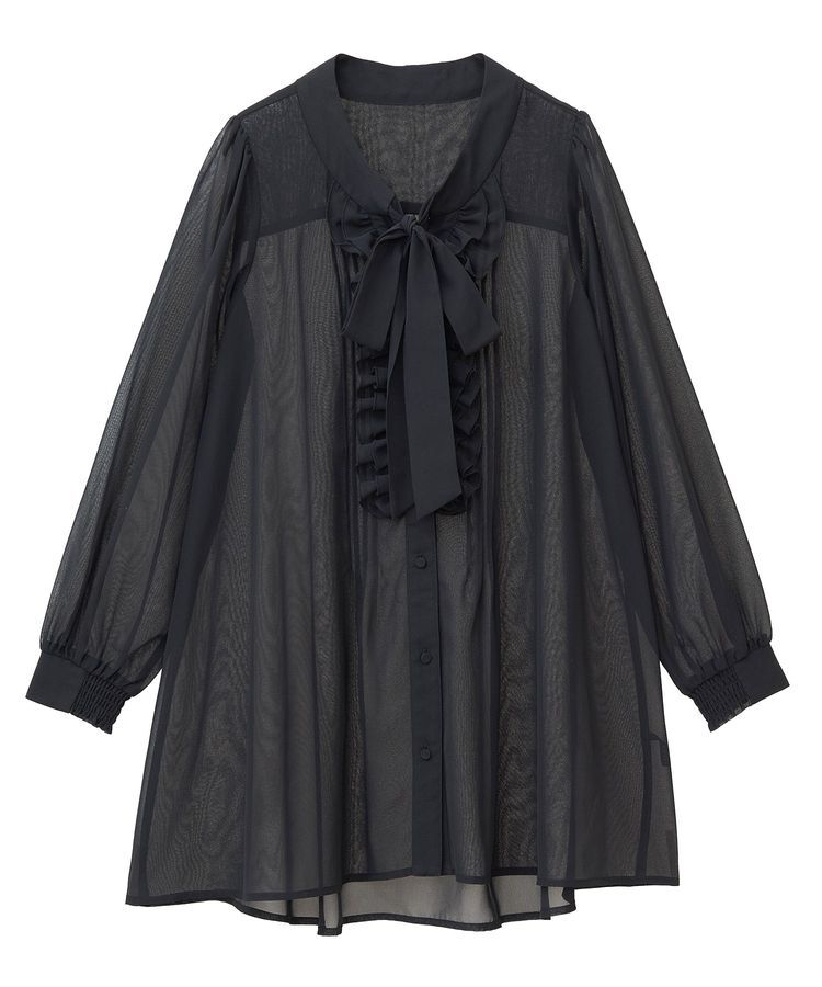 YECCA VECCA「【archive】フリルボウタイブラウス」|シャツ・ブラウス|