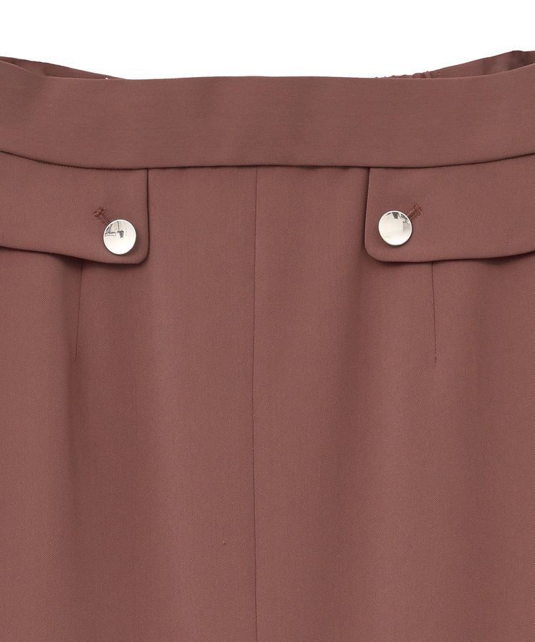 YECCA VECCA「ポケットデザインナロースカート」|タイト|