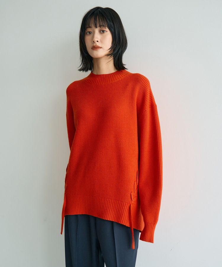 YECCA VECCA「レースアップニット」|ニット・セーター|