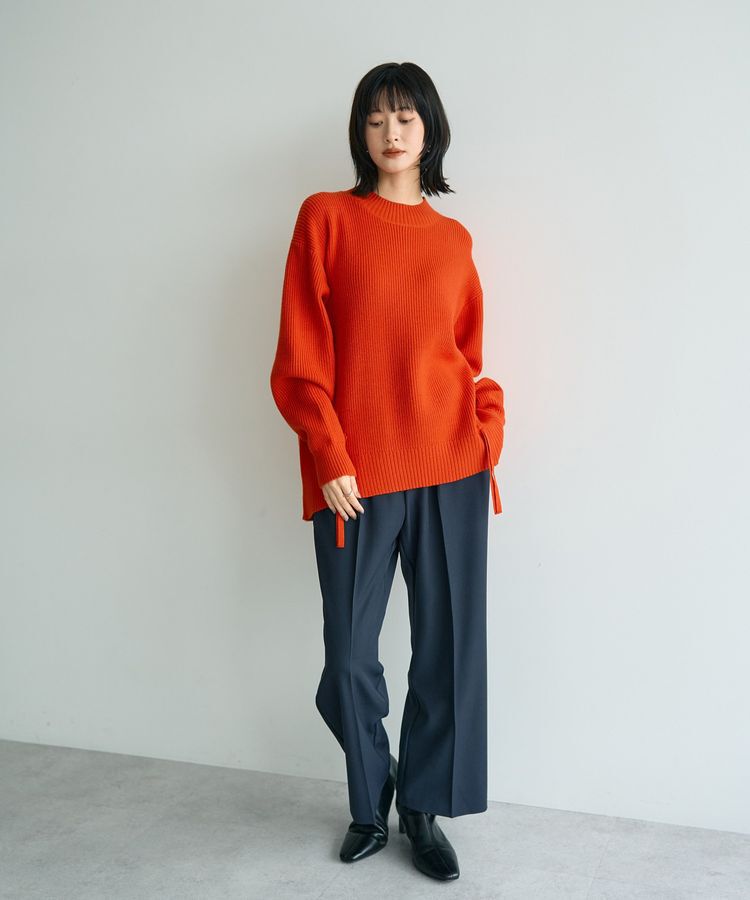 YECCA VECCA「レースアップニット」|ニット・セーター|