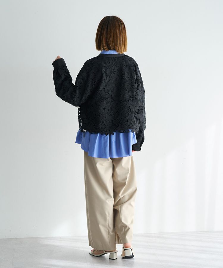 YECCA VECCA「ペプラムギャザーシャツ」|シャツ・ブラウス|