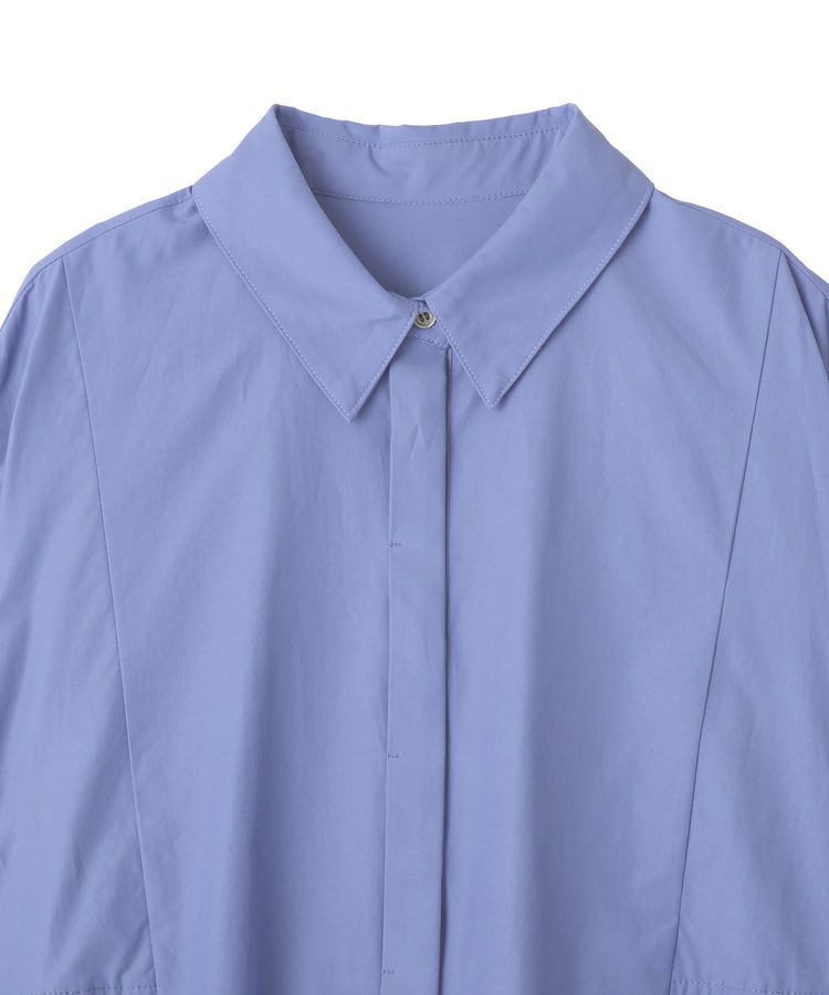 YECCA VECCA「ペプラムギャザーシャツ」|シャツ・ブラウス|