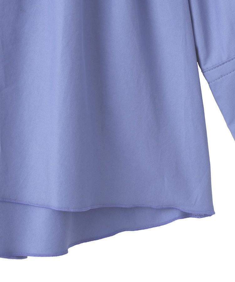 YECCA VECCA「ペプラムギャザーシャツ」|シャツ・ブラウス|