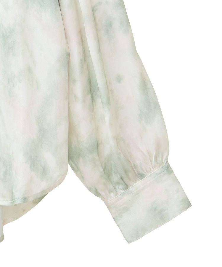 GARAGE OF GOOD CLOTHING「プリント柄袖ボリュームタックシャツ」|シャツ・ブラウス|