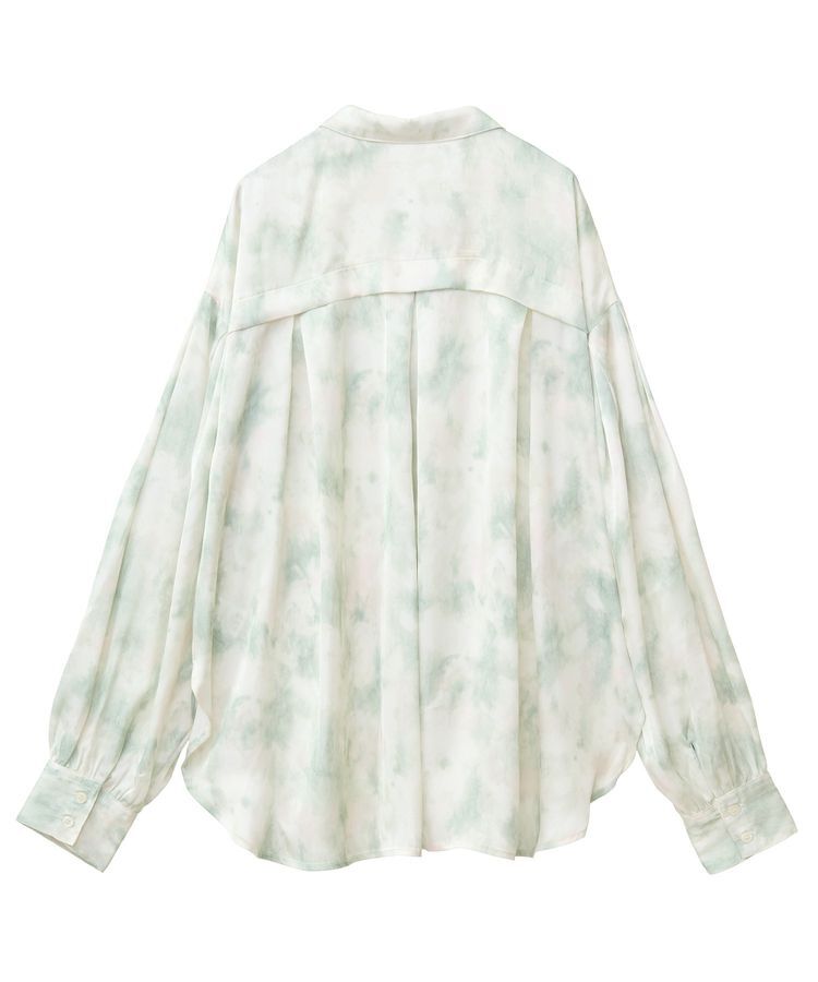 GARAGE OF GOOD CLOTHING「プリント柄袖ボリュームタックシャツ」|シャツ・ブラウス|