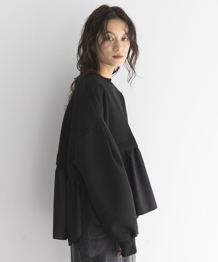 GARAGE OF GOOD CLOTHING「異素材MIXモックネックプルオーバー」|Tシャツ・カットソー|