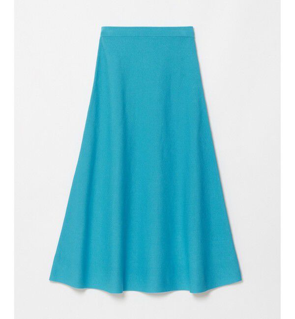 allureville「ハイゲージペーパーヤーンフレアスカート」|フレア|