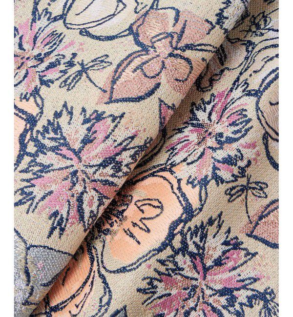 LOULOU WILLOUGHBY「【LOULOU WILLOUGHBY】MALHIAフラワージャガードノースリワンピース」|ワンピース|