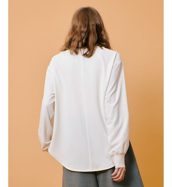 allureville「リブカフスプルオーバーブラウス」|シャツ・ブラウス|