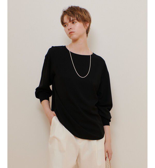 allureville「リブカフスプルオーバーブラウス」|シャツ・ブラウス|