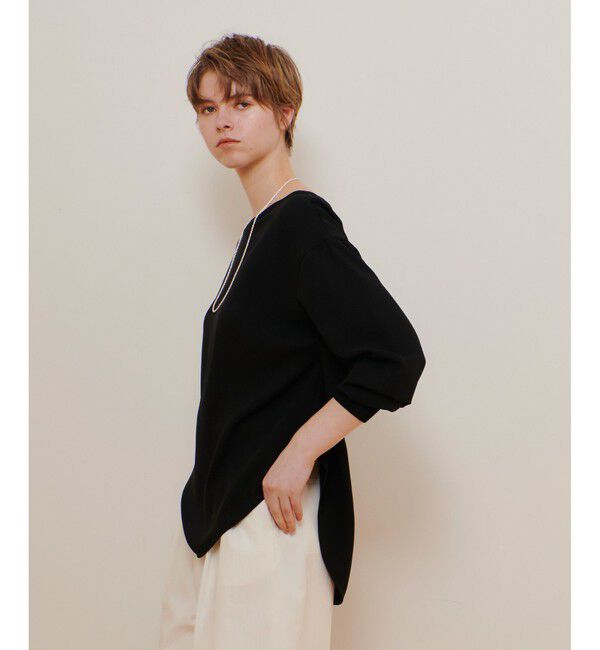 allureville「リブカフスプルオーバーブラウス」|シャツ・ブラウス|