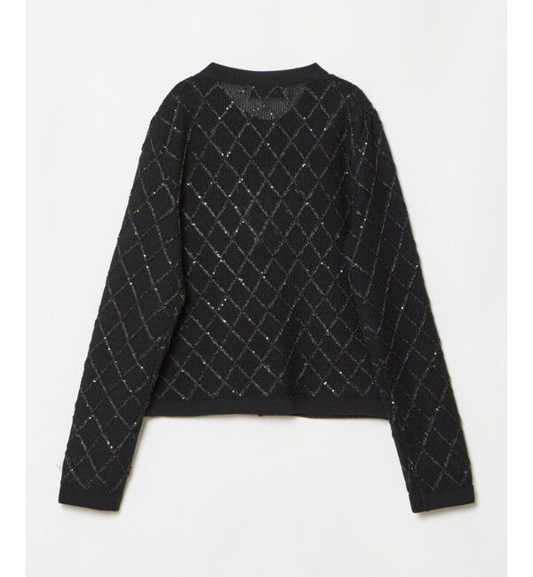 LOULOU WILLOUGHBY「【LOULOU WILLOUGHBY】シークインエンブロイダリーカーディガン」|カーディガン|